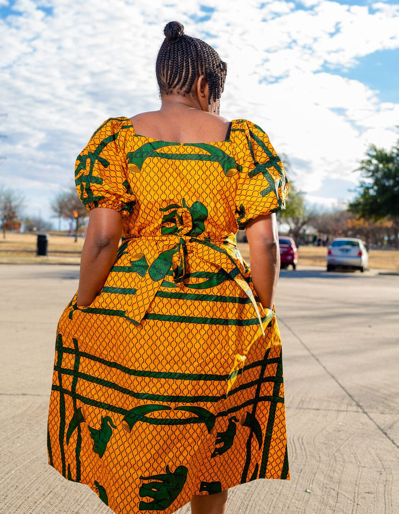Alice: Simple Ankara design dress for your occasions
