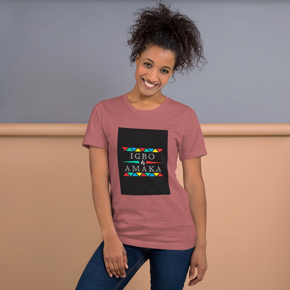 IGBO-AMAKA T-Shirt Short-Sleeve Unisex T-Shirt
