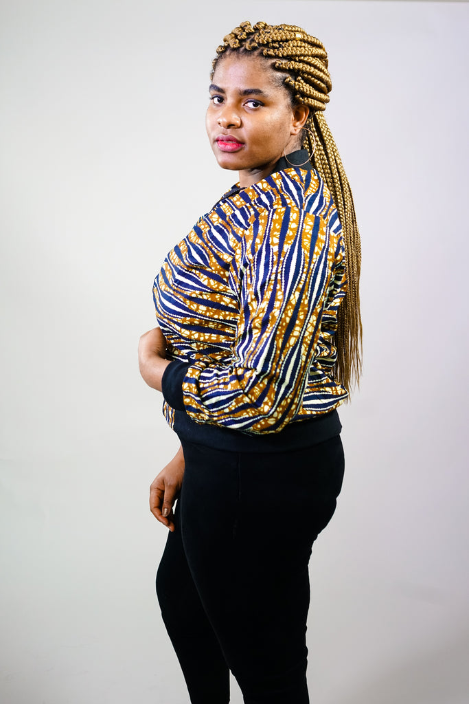 Rhoda Print Bomber Jacket