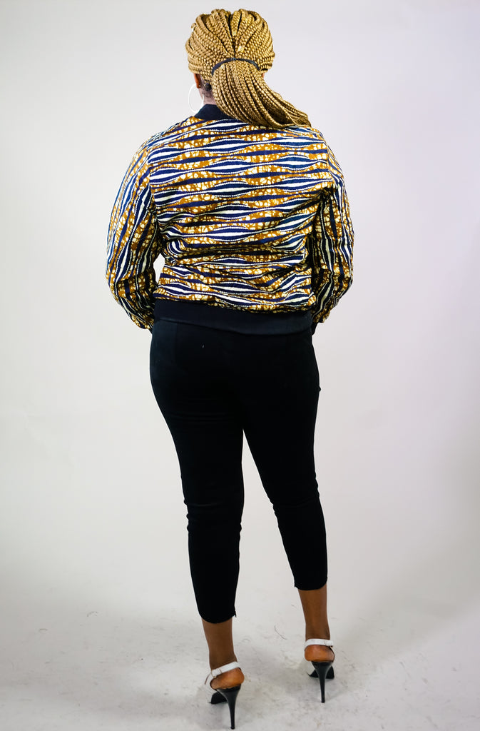 Rhoda Print Bomber Jacket