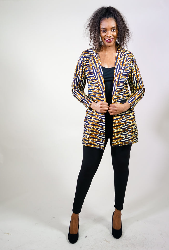 Adanna African Print Blazer Jacket