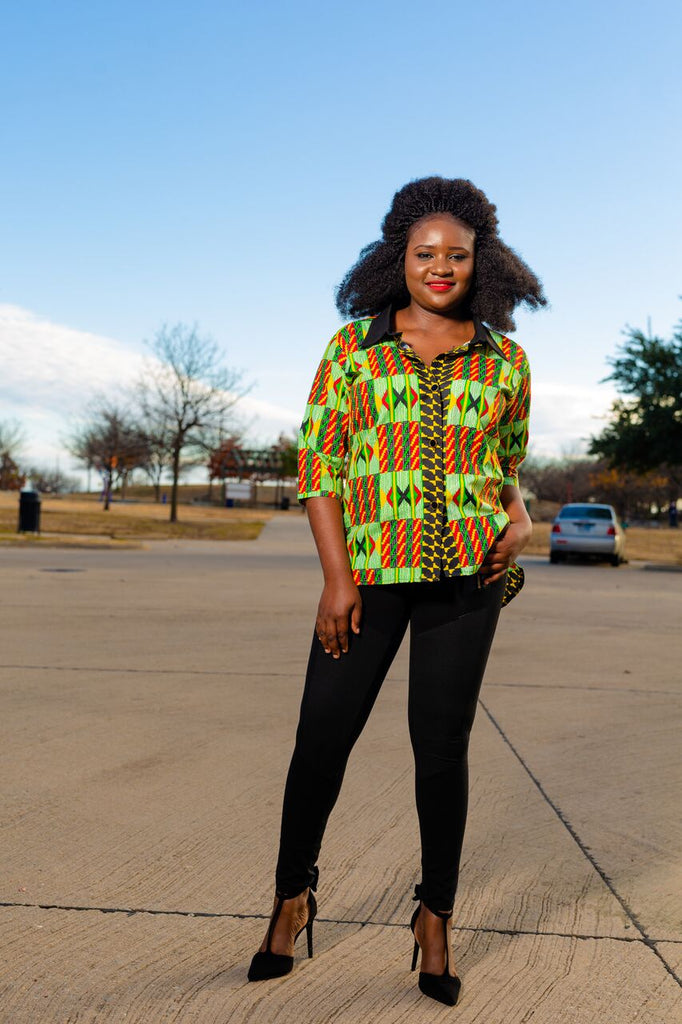 Lupita: Lovely Ankara Top