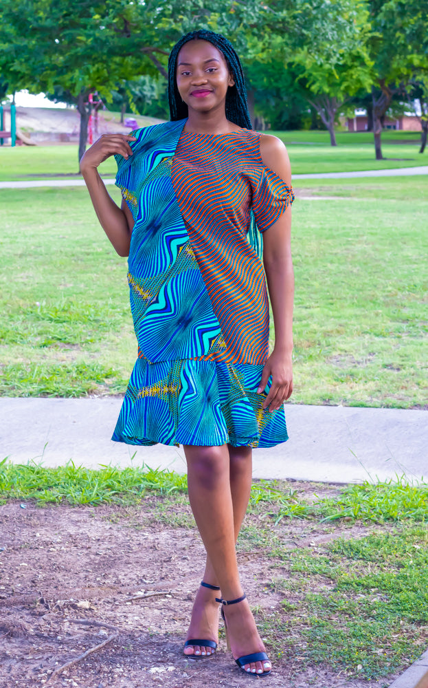 Willow Ankara Dress: Beautiful Touch of African