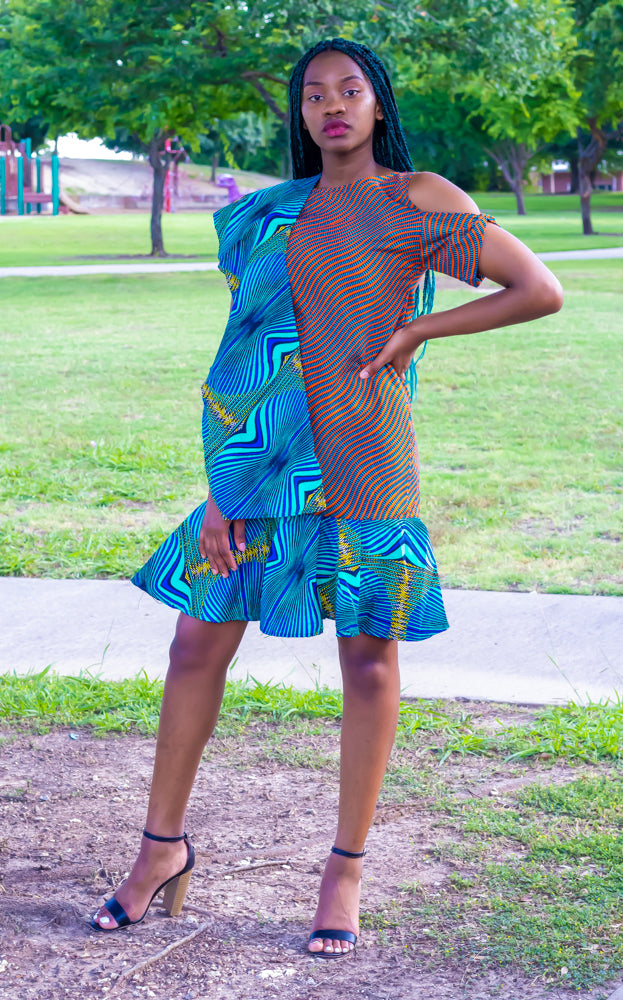 Willow Ankara Dress: Beautiful Touch of African