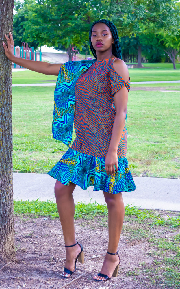 Willow Ankara Dress: Beautiful Touch of African