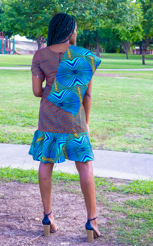 Willow Ankara Dress: Beautiful Touch of African