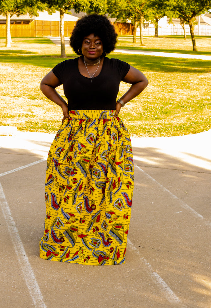 Kaylee Ankara Skirt Design For Women: Beautiful Skirt for your Day