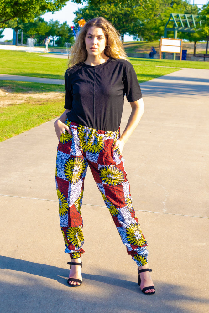 Clara: Turn up with this Ankara Pant anytime, anywhere African Print