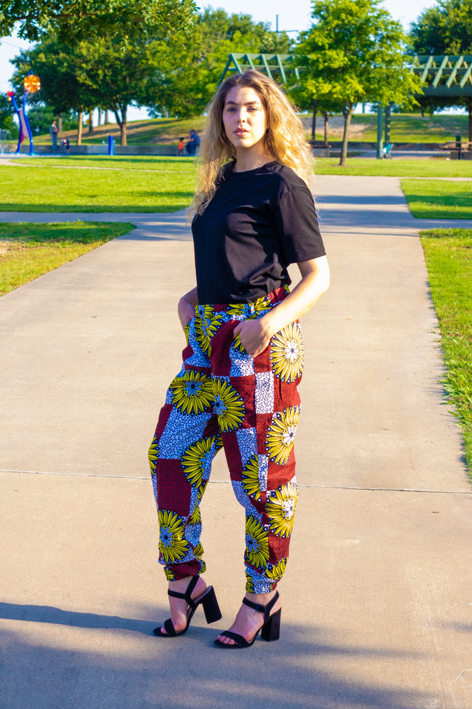 Clara: Turn up with this Ankara Pant anytime, anywhere African Print