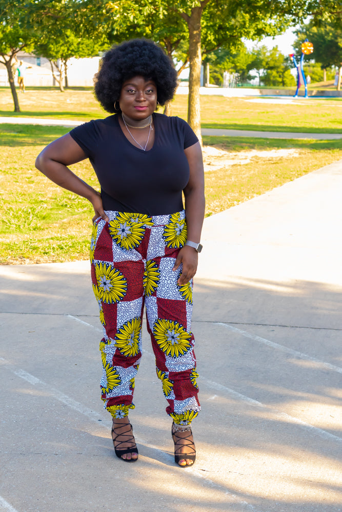 Shirley African Print Pant: Ankara Design Pant For Women