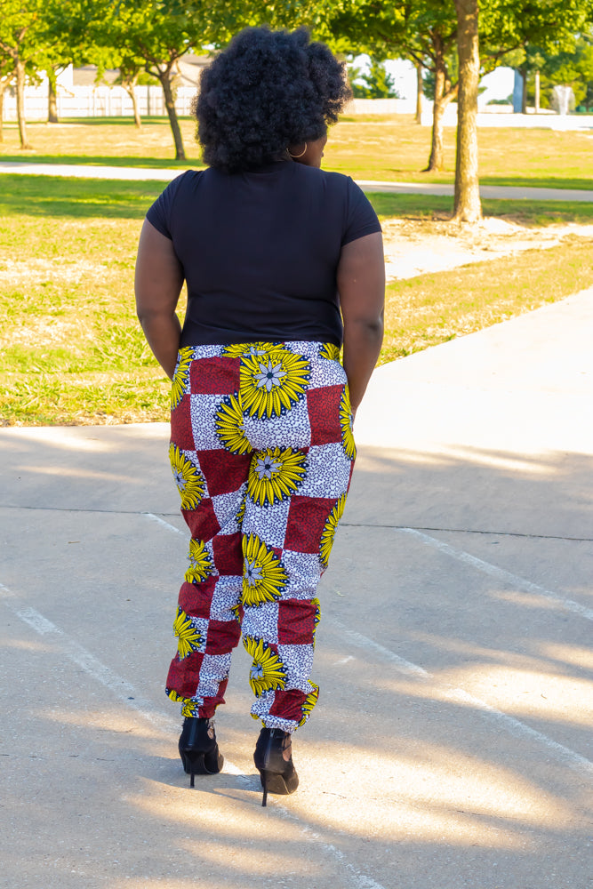 Shirley African Print Pant: Ankara Design Pant For Women