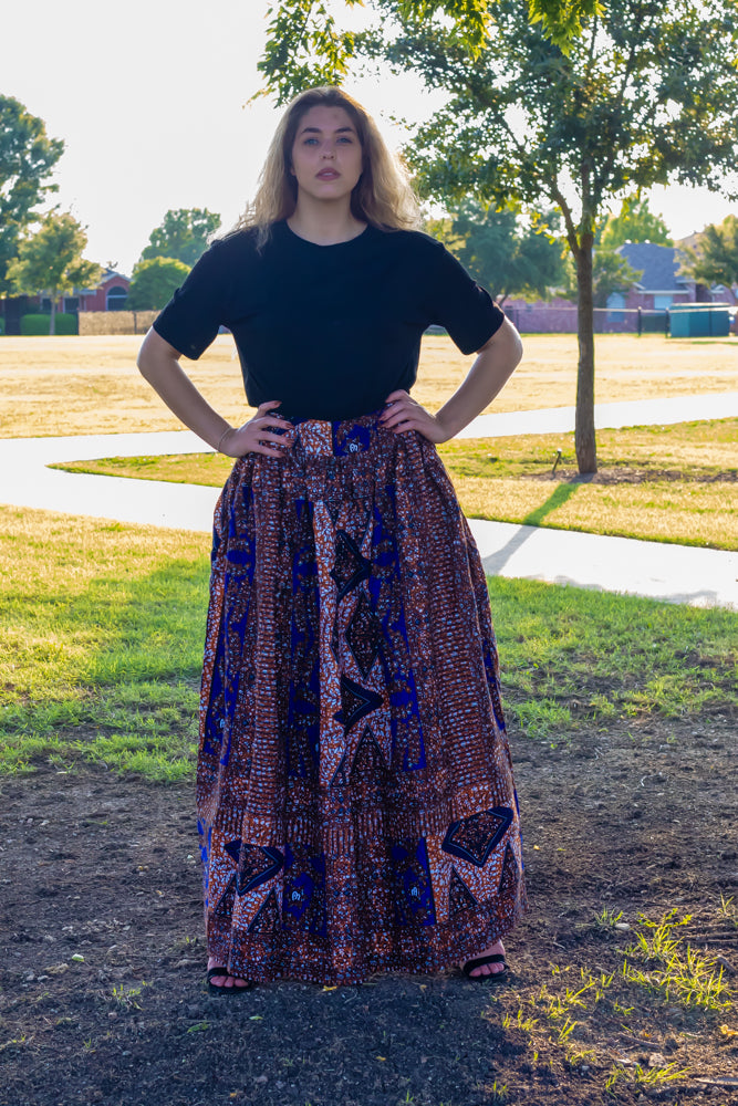 Huma African Print Skirt: First Class Ankara Skirt With Style