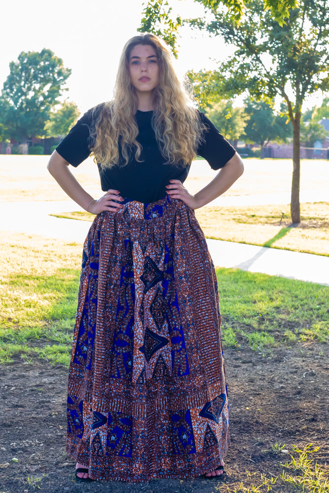 Huma African Print Skirt: First Class Ankara Skirt With Style