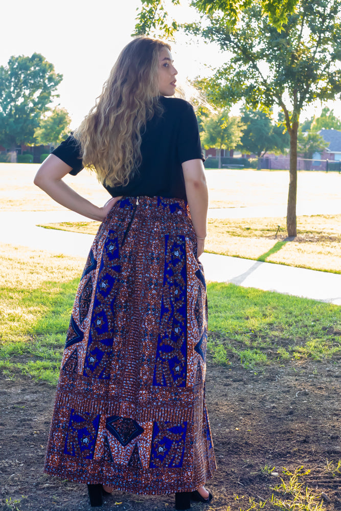 Huma African Print Skirt: First Class Ankara Skirt With Style