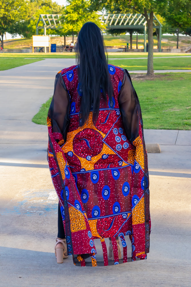 Ensley Ankara Jacket: Turn up with this African Print Jacket anytime, anywhere