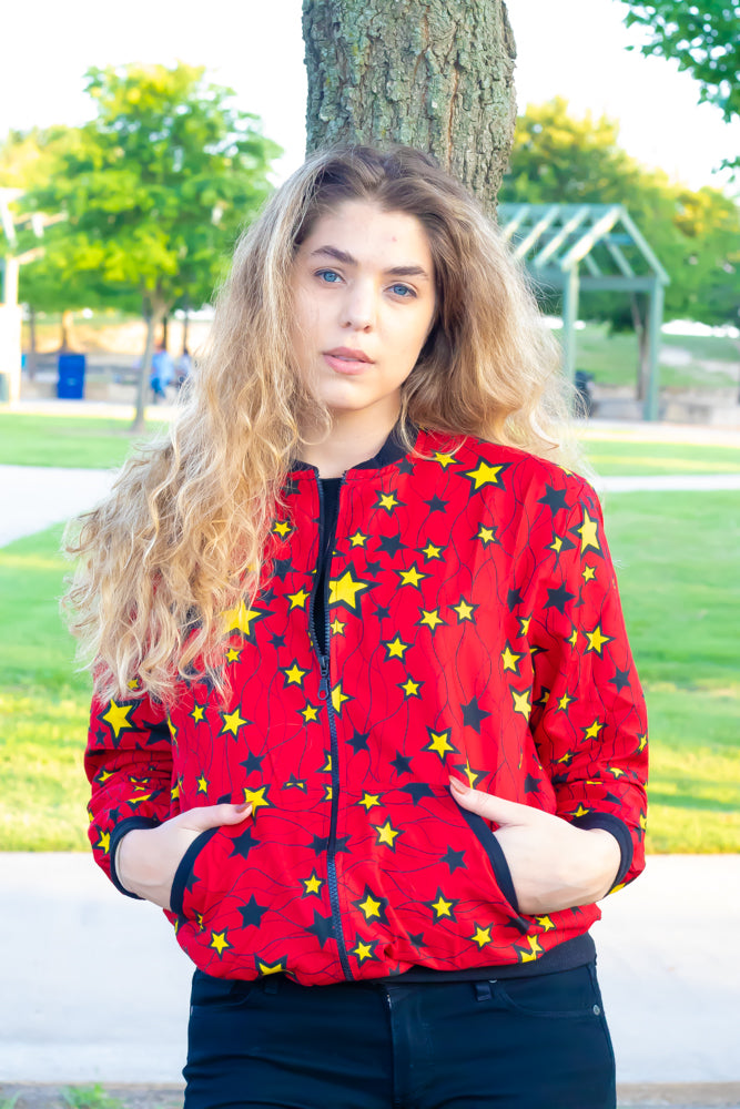 Barbara: Unisex African Print Jacket