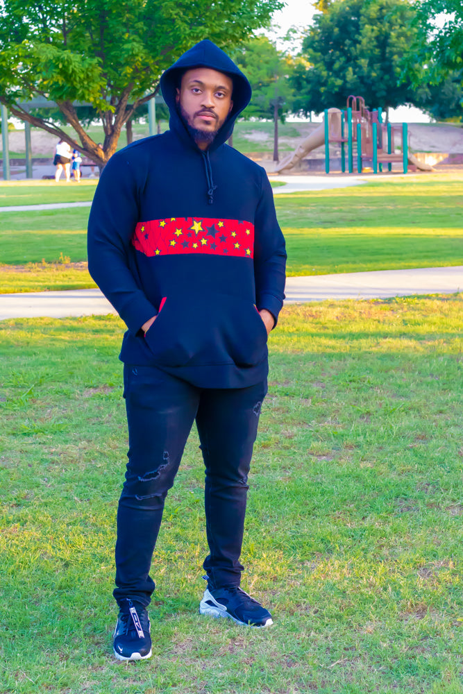 Mason African Print Design Sweatshirt: Simple and Lovely African Hoodie For Men