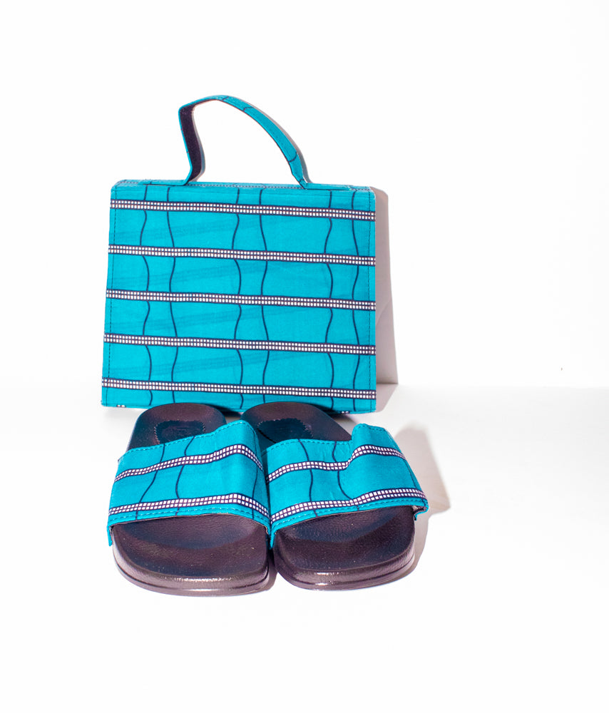 Aria: Beautiful Print Bag & Slides