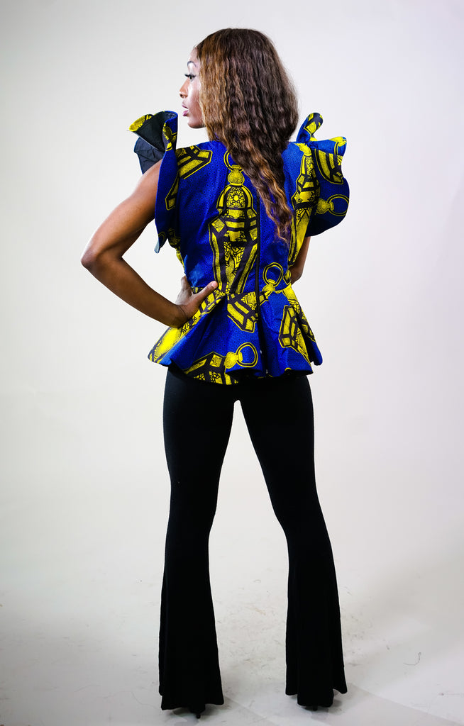 Aliya: Ankara Print Top For Women