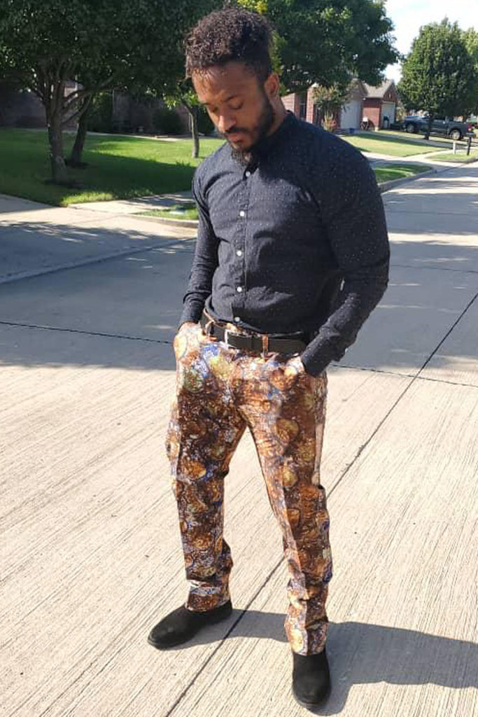 Ayodele Ankara Print Pant For Men