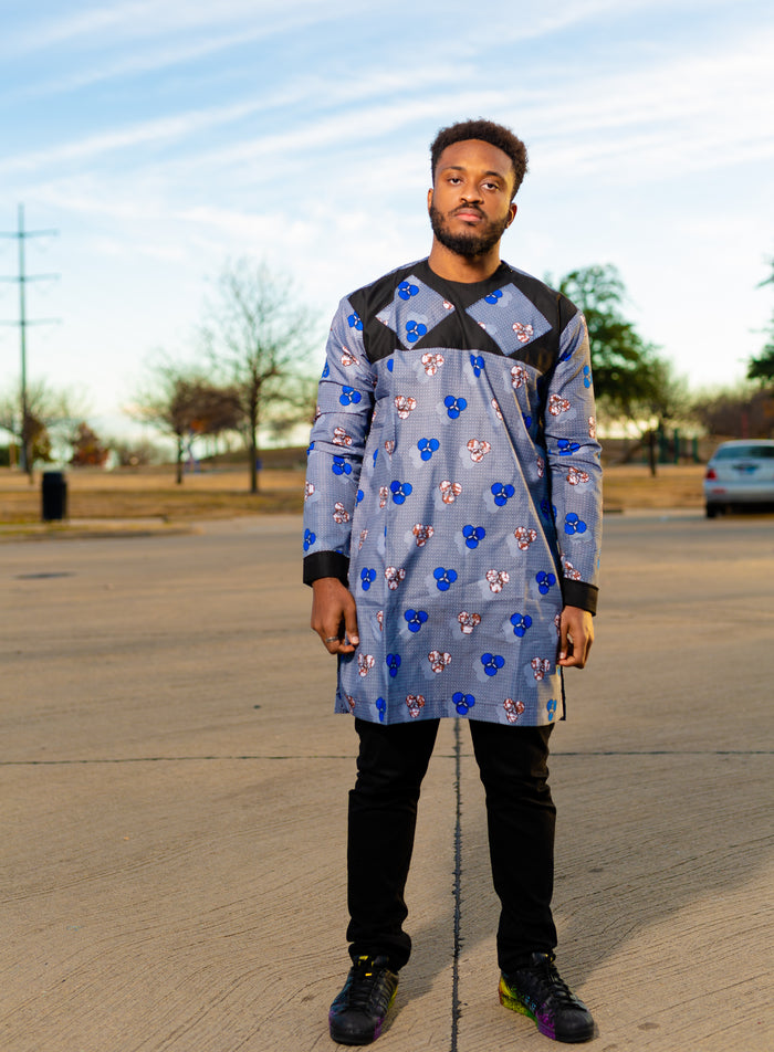 Dean: Ankara Print Shirt For Men Ankara top