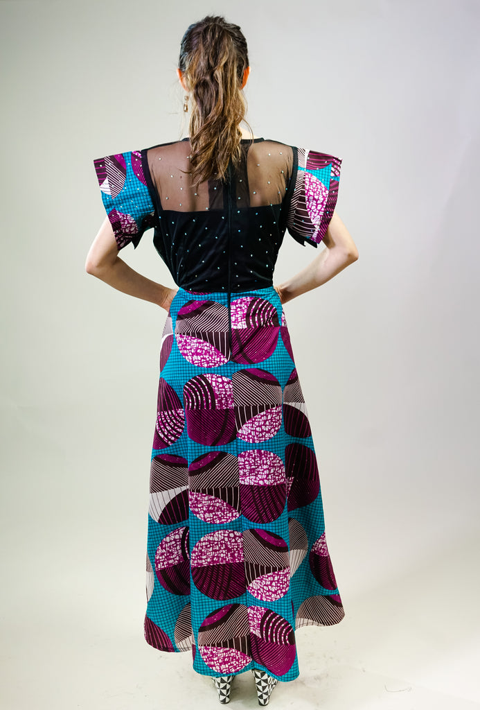 Ana African Print A-Line Simple Ankara Print