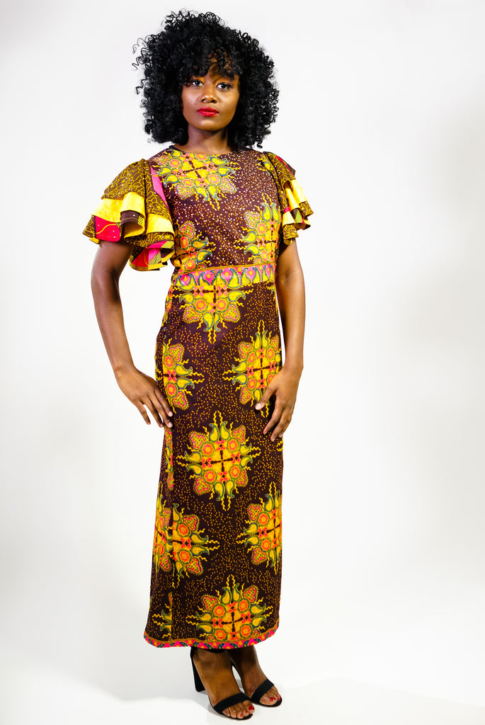 CY: Turn Up With This Ankara Print Dress Anytime, Anywhere