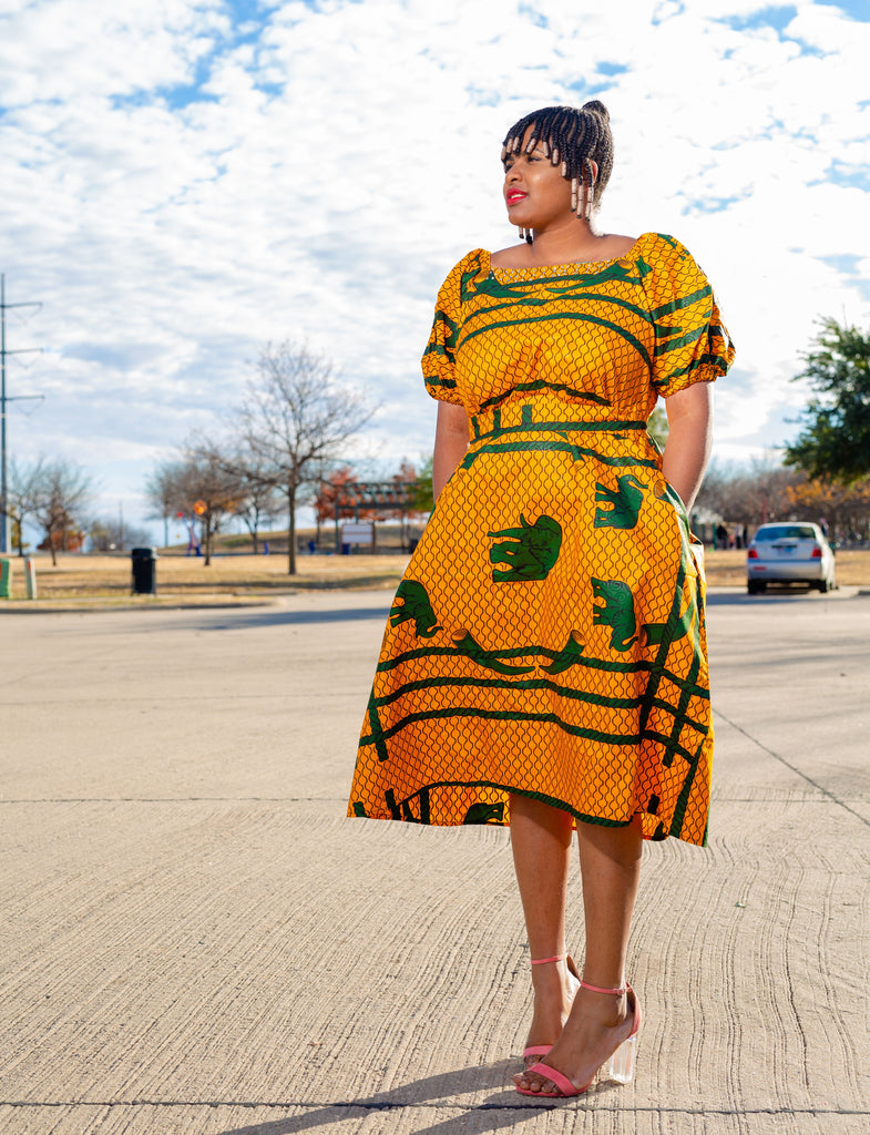 Alice: Simple Ankara design dress for your occasions