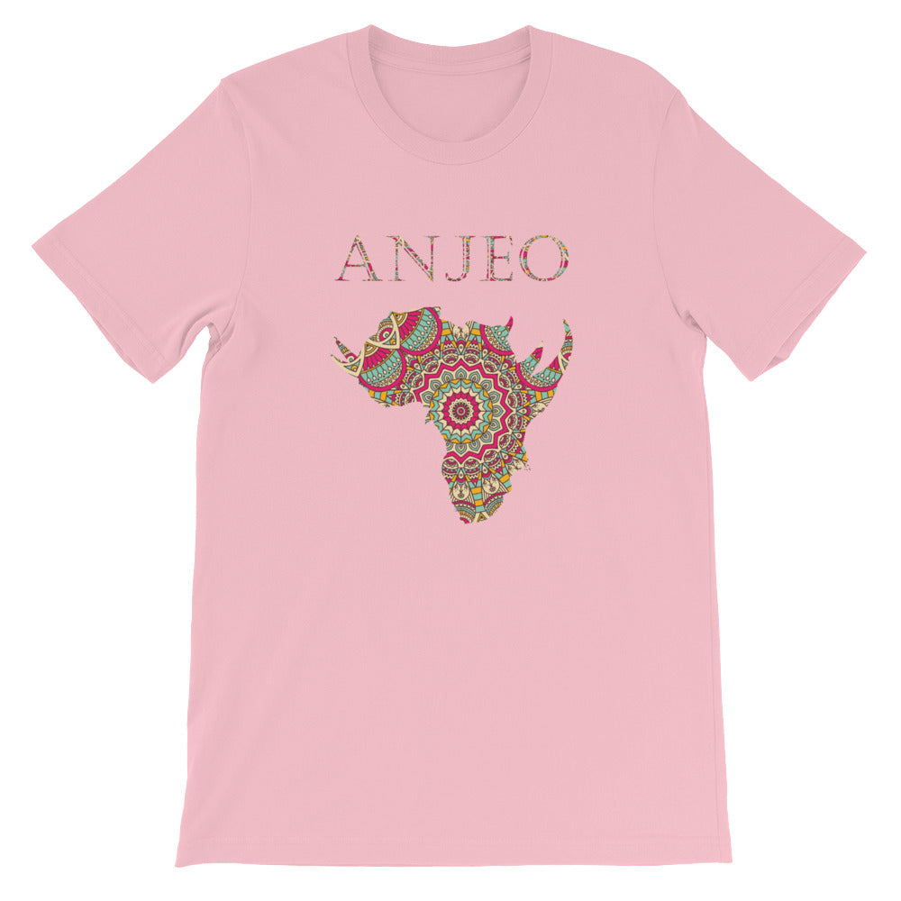 Anjeo African Map Short-Sleeve Unisex T-Shirt