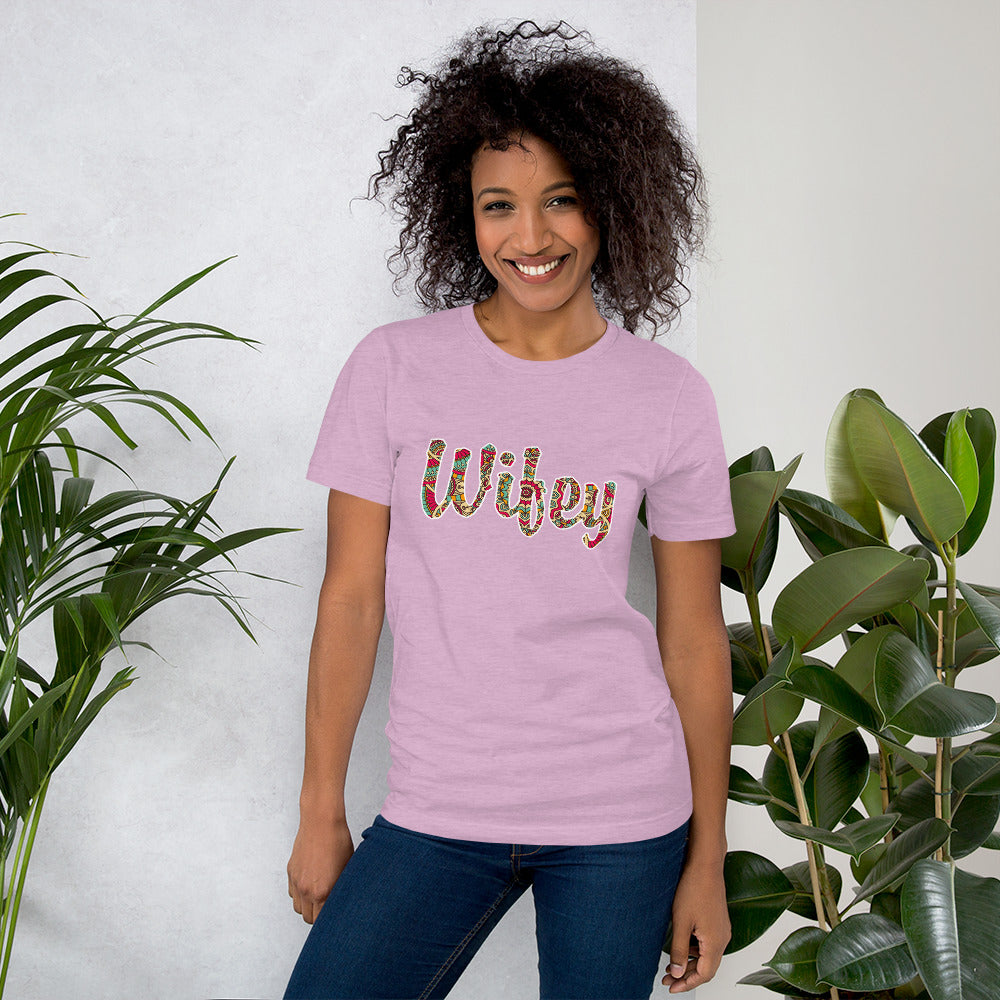 Wifey Print Tee Short Sleeve TShirt Jersey T-Shirt For Women