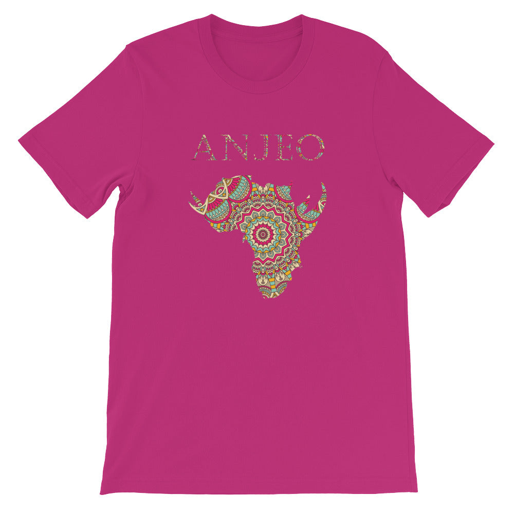 Anjeo African Map Short-Sleeve Unisex T-Shirt