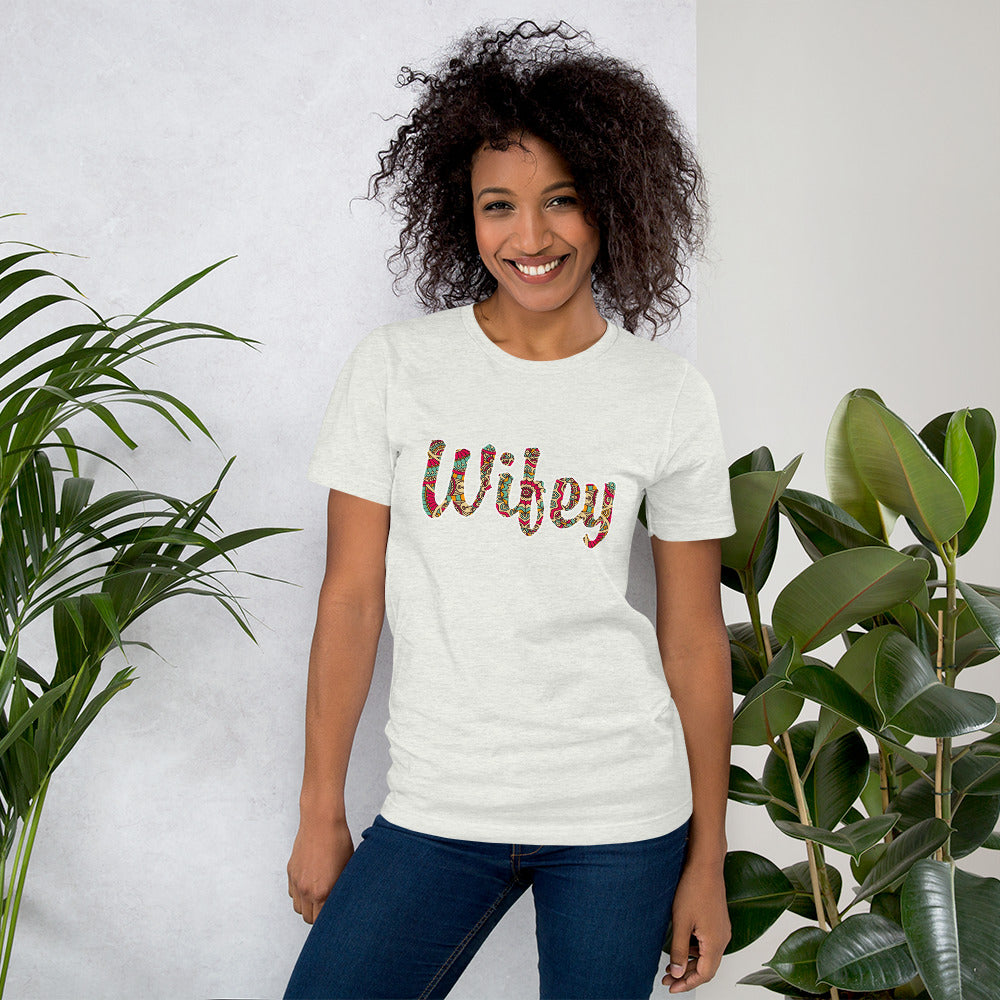 Wifey Print Tee Short Sleeve TShirt Jersey T-Shirt For Women