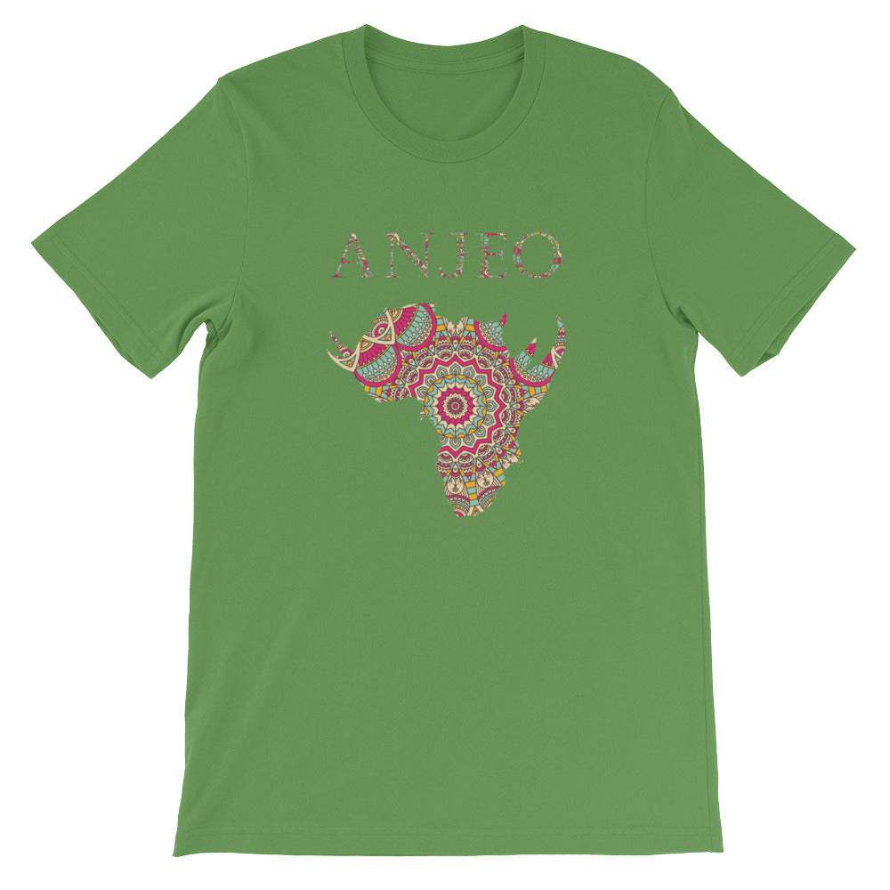 Anjeo African Map Short-Sleeve Unisex T-Shirt