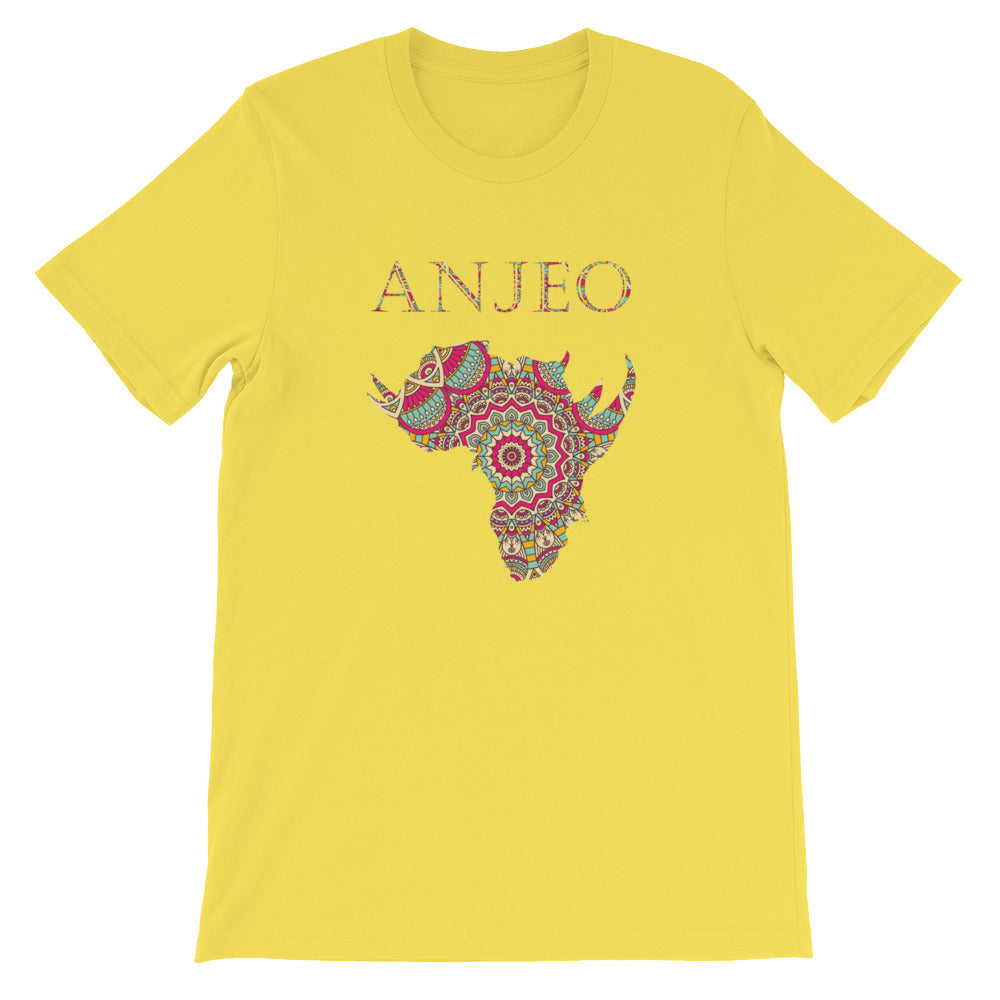 Anjeo African Map Short-Sleeve Unisex T-Shirt