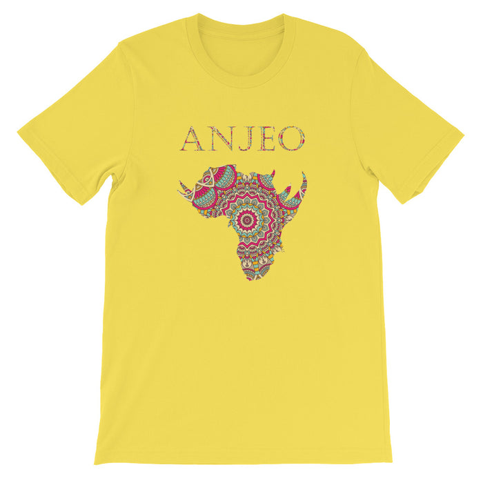 Anjeo African Map Short-Sleeve Unisex T-Shirt