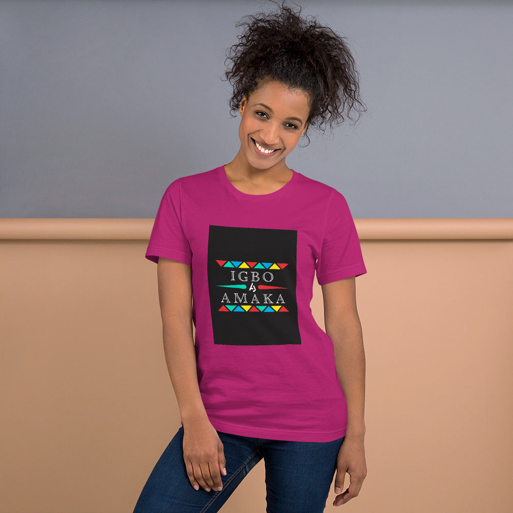 IGBO-AMAKA T-Shirt Short-Sleeve Unisex T-Shirt